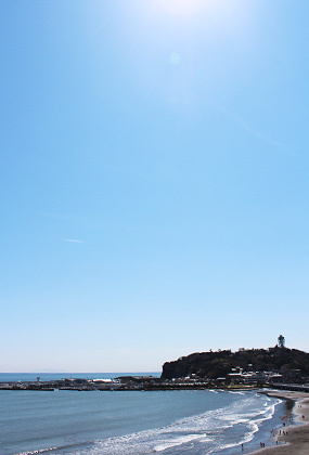 江ノ島の海