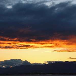 江ノ島からの夕方