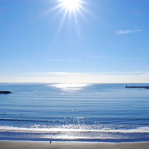 今日の海